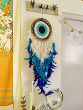 Load image into Gallery viewer, Gypsy Evileye Crochet Dreamcatcher
