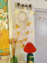 Load image into Gallery viewer, Saffron Capiz Shell Dreamcatcher
