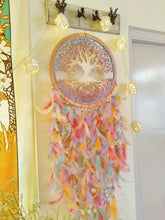 Load image into Gallery viewer, Pastel Tree Of Life Dreamcatcher
