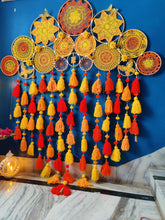 Load image into Gallery viewer, Shades of Yellow Cluster Dreamcatcher
