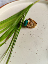 Load image into Gallery viewer, Poison with Turquoise Stone Ring
