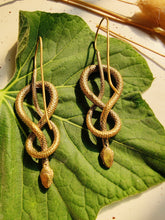 Load image into Gallery viewer, Serpent Coil Earrings
