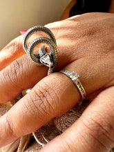 Load image into Gallery viewer, Serpent Spiral Ring Silver
