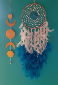 Sapphire Lotus Dreamcatcher