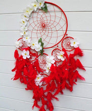 Load image into Gallery viewer, Floral Dreamcatcher
