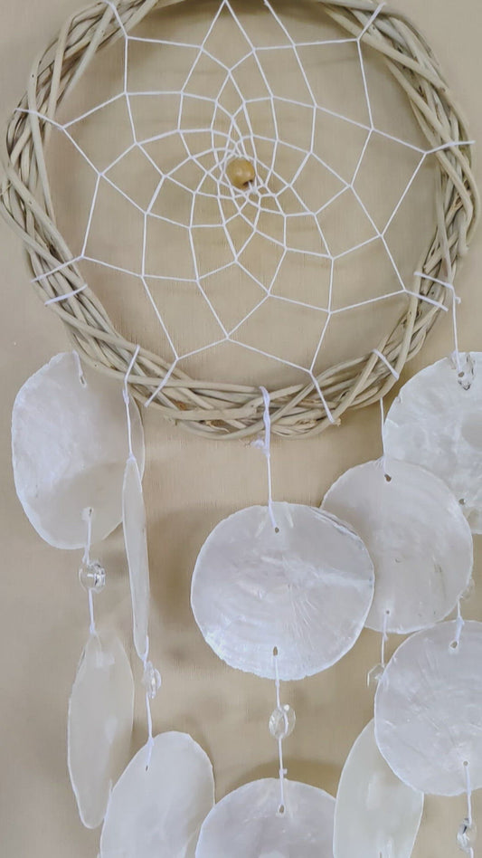 Crystalline Capiz Dreamcatcher