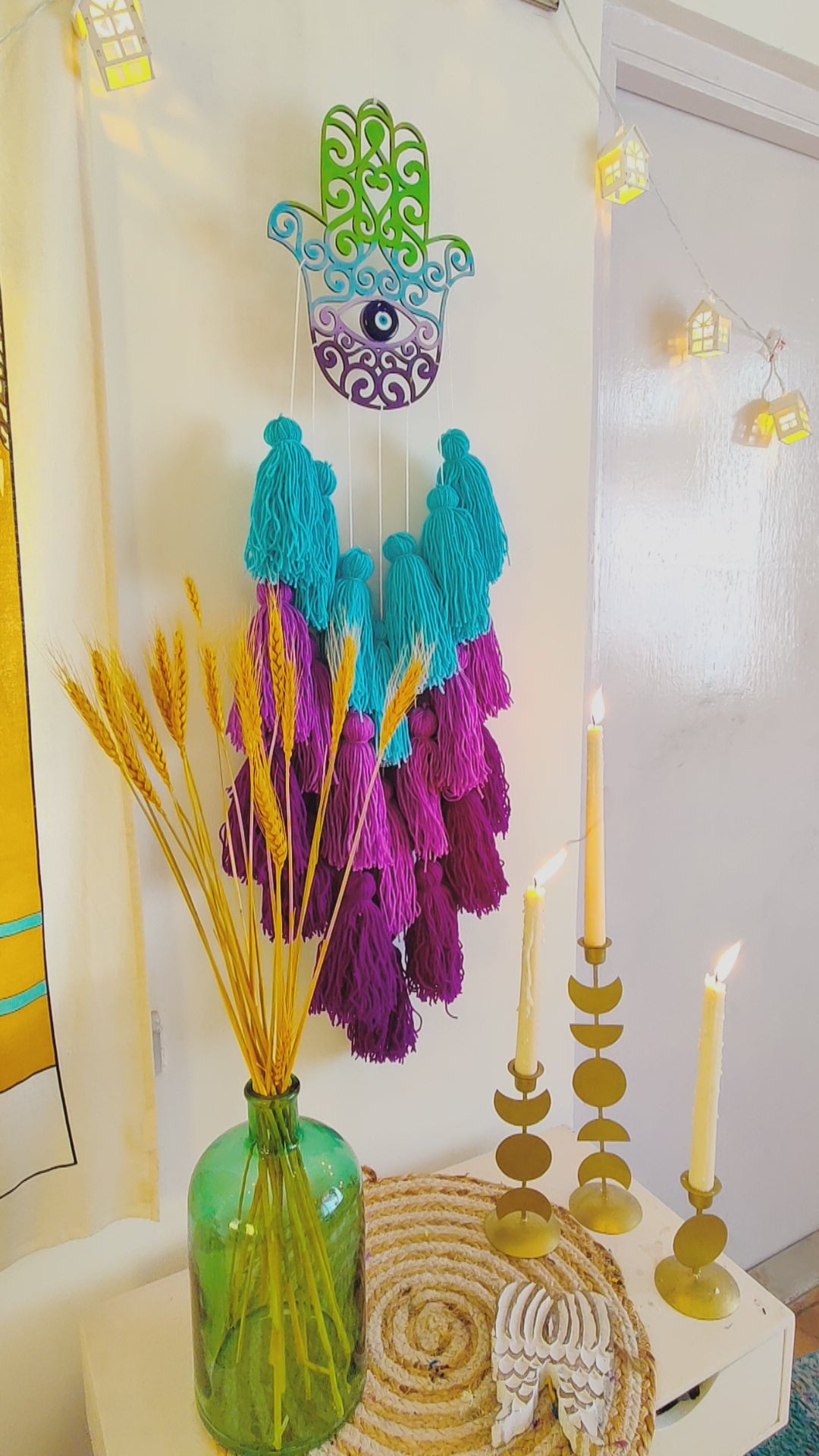 Hamsa Tassle Dreamcatcher