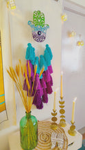Load and play video in Gallery viewer, Hamsa Tassle Dreamcatcher
