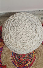 Load image into Gallery viewer, Macrame Pouff
