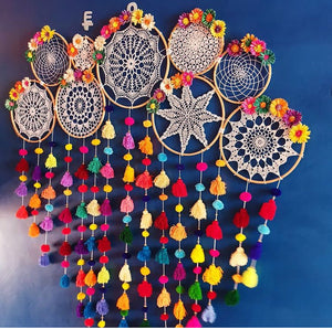 Mlti-Color Tassel Cluster Dreamcatcher