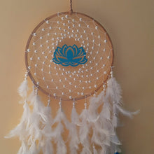 Load image into Gallery viewer, Sapphire Lotus Dreamcatcher
