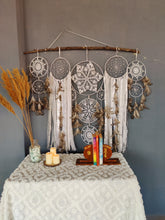 Load image into Gallery viewer, Urban Boho Cluster Dreamcatcher
