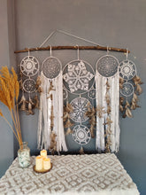 Load image into Gallery viewer, Urban Boho Cluster Dreamcatcher
